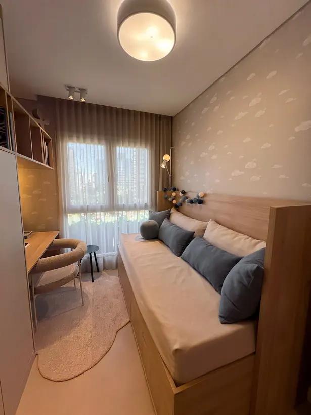Quarto infantil com marcenaria planejada